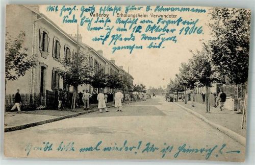 Valleroy 1917 Krankenhaus Feldpost WK I