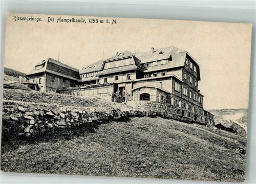 Hampelbaude 1921 Hüttenstempel