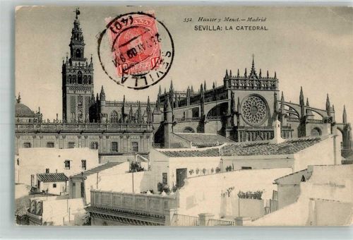 Sevilla 1909 Kirche la Catedral Marke bildseitig Hauser y Menet