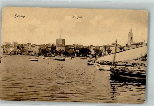 Sanary-sur-Mer 1919 Hafen