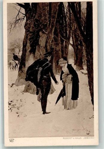 sign. Haug Robert v. Abschied Winter Frau Muff