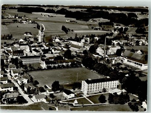 Teisendorf FliegeraufnahmeAltenheim St. Elisabeth Fußballplatz