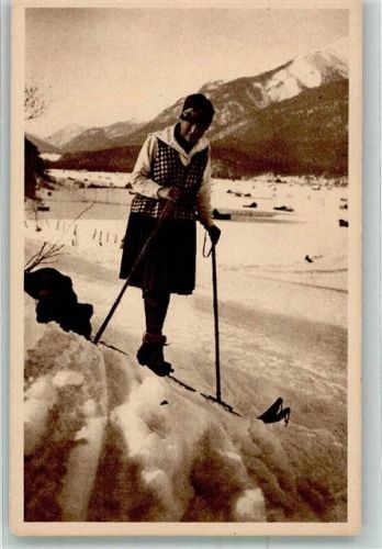 Beim Skilauf Am Sportplatz Frau
