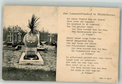 Middelkerke Grabmale Lazarettfriedhof