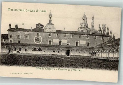 Pavia Kirche Grande Chiostro Carcere di Francesco I.