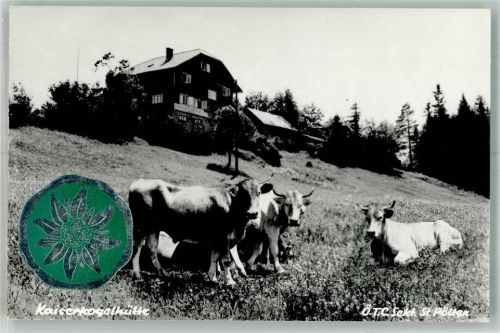 Kaiserkogelhütte 1976 Hüttenstempel