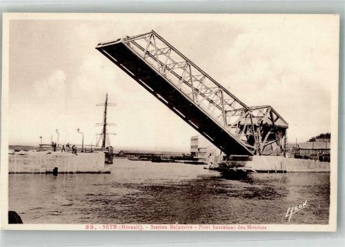 Sete Pont basculant des Moulins Station Balnesire