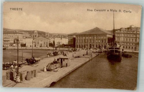 Trieste / Triest / Trst Hafen Molo S. Carlo