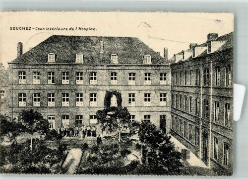 Souchez 1915 Krankenhaus Feldpost WK I 6.Armee Maschinenamt Lille
