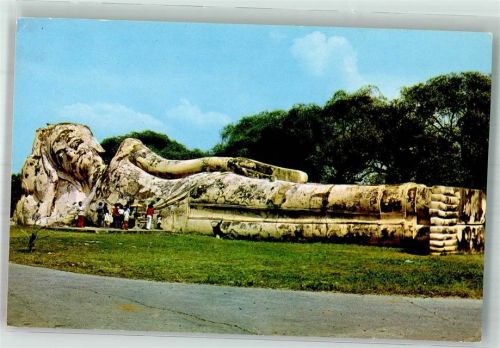 Ayudhya Denkmal Schlafender Budha