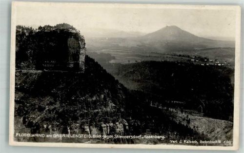 Hrensko Flügelwand am Gabrielenstein