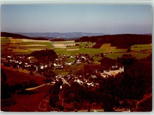 Lauenstein Luftaufnahme Burghotel Lauenstein