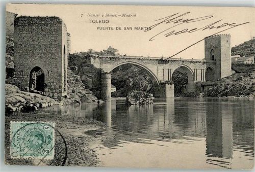 Toledo Puente de San Martin Marke bildseitig Hauser y Menet