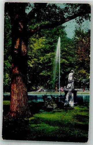 Frantiskovy Lazne 1925 Parkmotiv Springbrunnen Denkmal