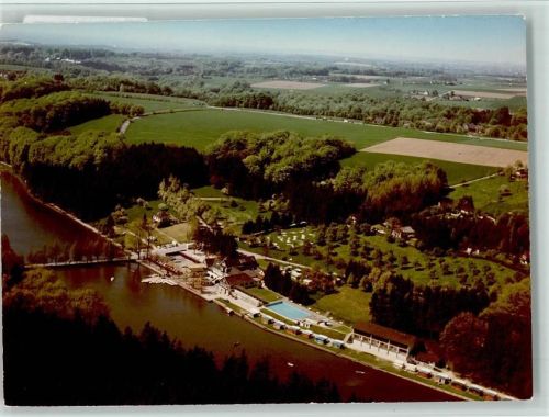42799 W5653 Leichlingen (Rheinland) FOTO KEINE AK Luftaufnahme Ausflugslokal Talsperre Diepental