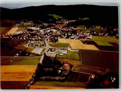 Lauenstein Luftaufnahme Freibad Tennisplätze