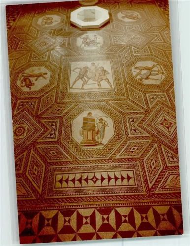 Nennig Römische Villa Innenaufnahme Mosaikfußboden