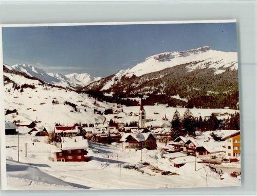 Hirschegg Ortsansicht Winteraufnahme