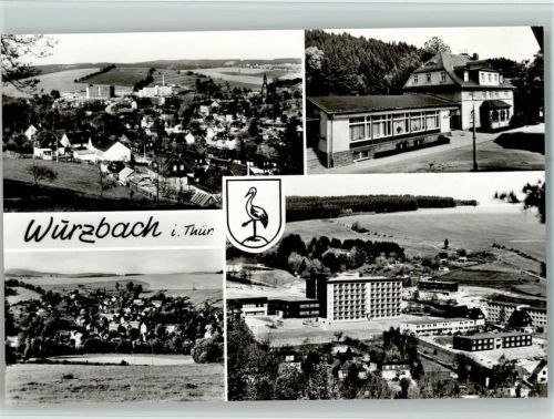 07343 O6860 Wurzbach - Ortsansichten 4-Bildaufnahme