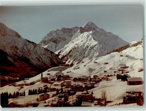 Hirschegg Ortsansicht Winteraufnahme