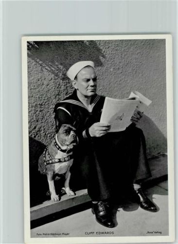 Cliff Edwards im Matrosenanzug mit Hunde Foto 13 x 18 cm