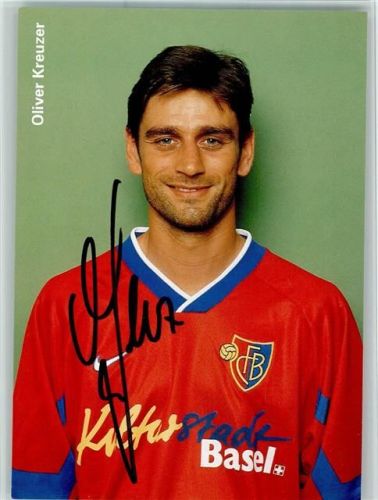 Basel Oliver Kreuzer Autogramm FC Basel