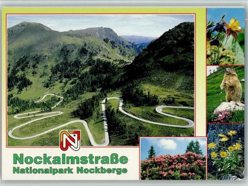 2 Karten Nockalmstrasse Nationalpark Kärnten
