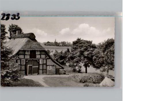 Burhave Altes Fischerhaus am Deich