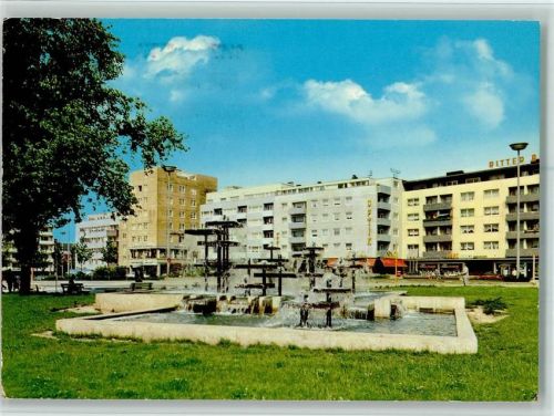 Wattenscheid August-Bebel-Platz Springbrunnen