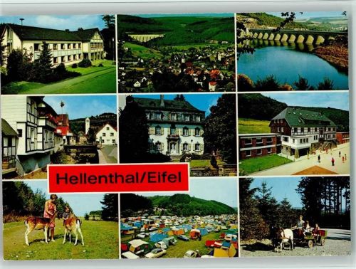 Hellenthal Naturpark Nordeifel Oleftalsperre Jugendherberge Wildfreigehege Campingplatz AKU2