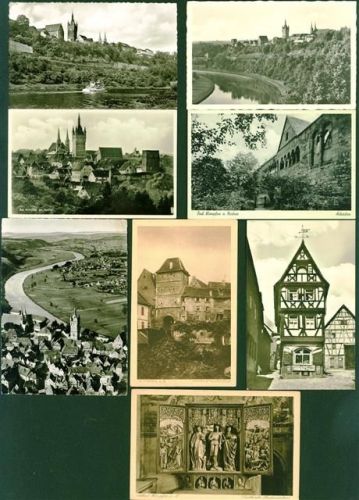 Bad Wimpfen Lot mit 8 AK, ca. 1930-1962; überwiegend gute Erhaltung, teils gelaufen