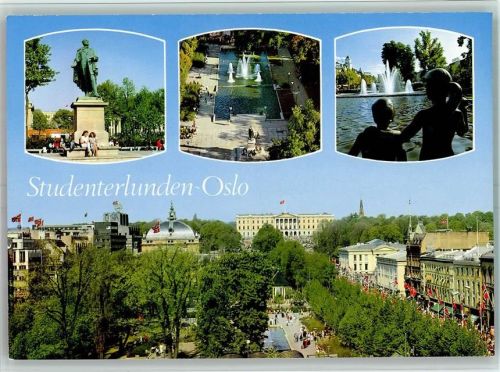 Oslo Königliches Schloss Park Studenterlunden