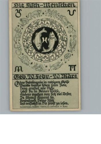 Astrologie Sternzeichen Fische