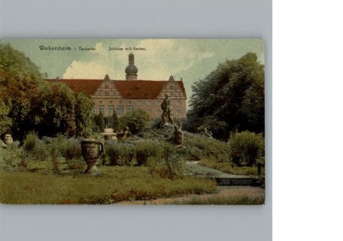 Weikersheim Weikersheim Schloß mit Garten