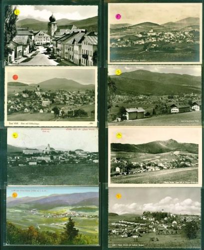 Lam Lot mit 74 AK etwa 15 doppelte, ca. 1928-1960 wenige danach; gute Erhaltung, größtenteils gelaufen