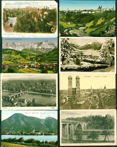 Bayern gem. Posten: 83 AK, 1900-1945 wenige danach; überwiegend gute Erhaltung, teils gelaufen