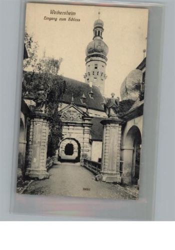 Weikersheim Weikersheim Schloßeingang