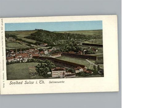 Bad Sulza Bad Sulza Thüringen, Salinenwerke