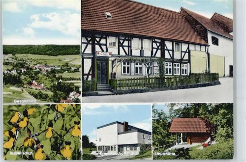 34346 W3510 Lippoldshausen - Gasthaus, Pension Zur Brücke, Schutzhütte