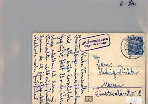 Ottmannshausen Landpoststempel