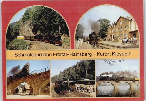 Kipsdorf Schmalspurbahn , Eisenbahn , Hainsberg , Freital