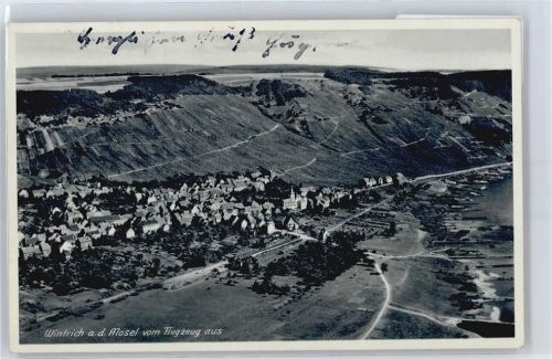 Wintrich Fliegeraufnahme , Klebereste
