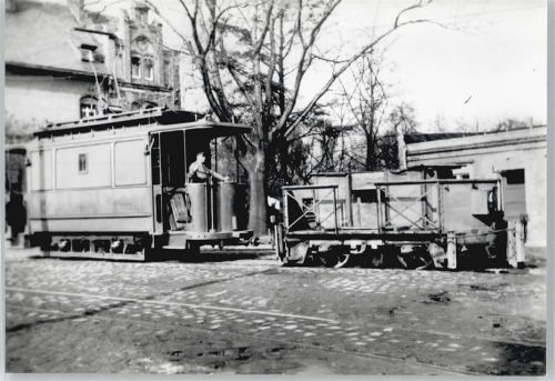 Cottbus 1930 Berliner Straße Straßenbahn