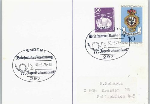 Emden Ganzsache , Briefmarken-Ausstellung