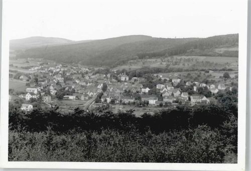 Niedershausen Foto Gesamtansicht Berg Haus Baum