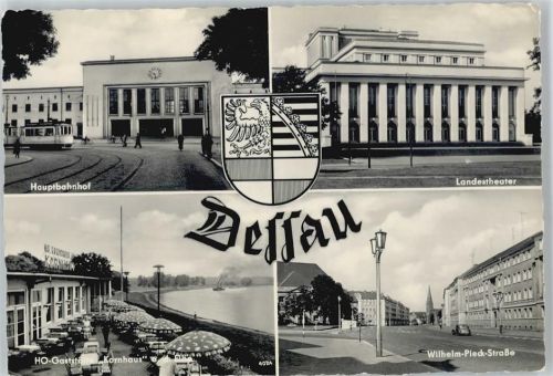 Dessau Bahnhof, Wilhelm-Pieck-Straße, Gaststätte Kornhaus