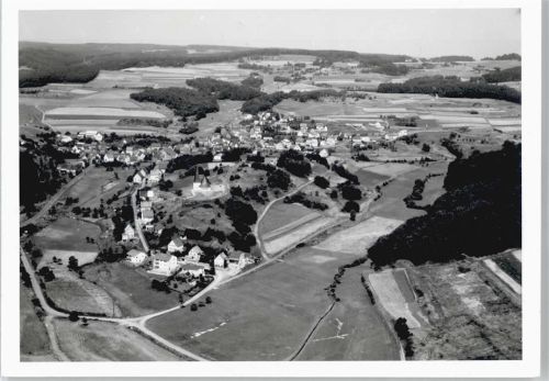 Wommelshausen Foto-Karte, Fliegeraufnahme