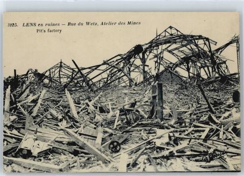 Lens Rue du Wetz , Ruines