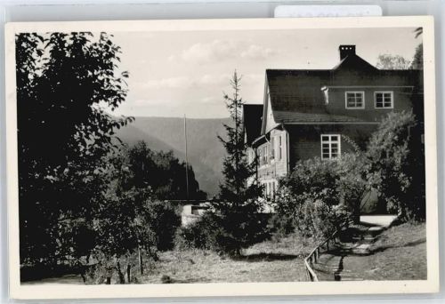 Vöhl Haus Baum Berg WIese