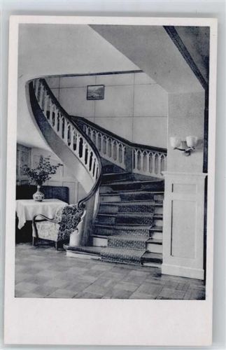 Karnzow Genesungsheim Treppe Tisch Sessel
